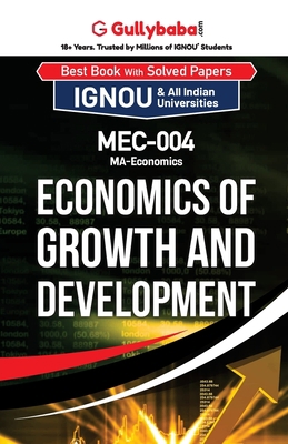 MEC-04 Economics of Growth and Development 9381066620 Book Cover