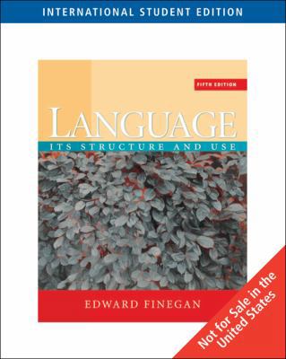 Language: Its Structure and Use 1413030890 Book Cover