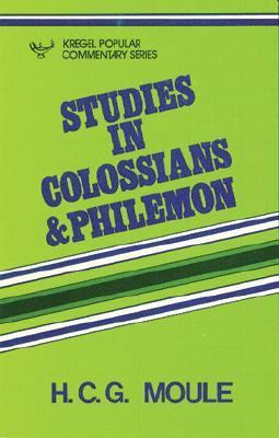 Studies in Colossians and Philemon (Kregel Popu... 0825432170 Book Cover