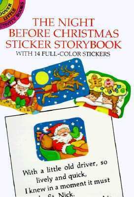 The Night Before Christmas Sticker Storybook (D... 0486291979 Book Cover