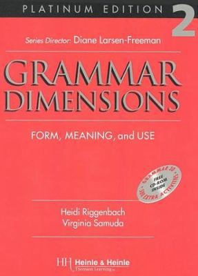 Grammar Dimensions 2, Platinum Edition: Form, M... 0838402682 Book Cover