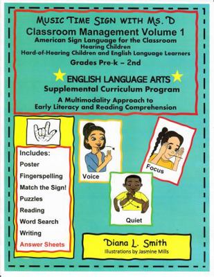 Paperback Music Time Sign with Ms. d Classroom Management BUNDLE Volumes 1-4 : American Sign Language for the Classroom Book