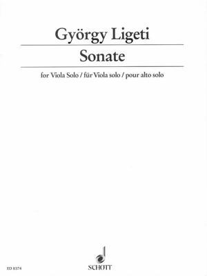 Sonata (1991-1994): For Solo Viola 147680849X Book Cover