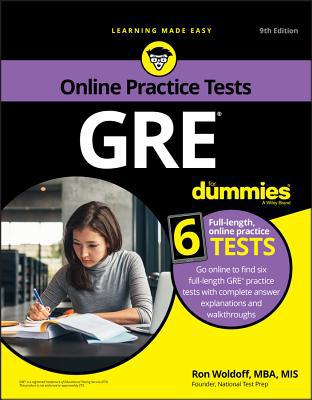 GRE for Dummies with Online Practice Tests 1119550785 Book Cover