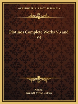 Plotinos Complete Works V3 and V4 1162622121 Book Cover