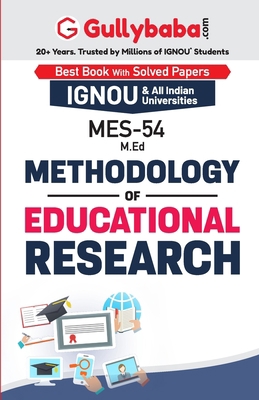 MES-54 Methodology of Educational Research 9382688382 Book Cover