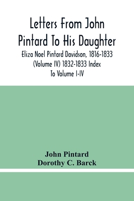 Letters From John Pintard To His Daughter, Eliz... 9354483232 Book Cover