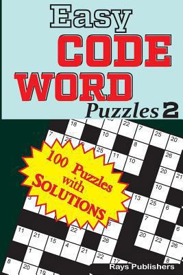 Easy CODE WORD Puzzles [Large Print] 1544028113 Book Cover