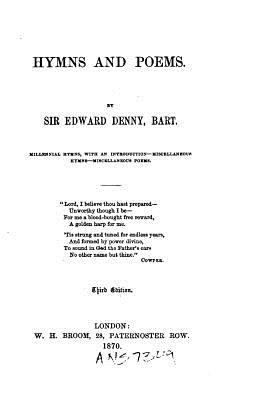 Hymns and Poems 1533074828 Book Cover