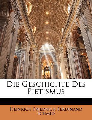 Die Geschichte Des Pietismus [German] 1144820588 Book Cover