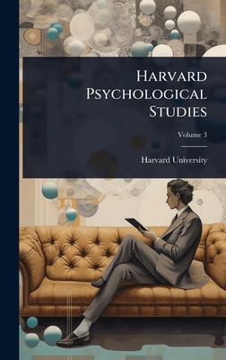 Harvard Psychological Studies 1024040038 Book Cover