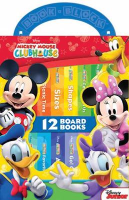 My Firstlibrary 12 Board Books Mickey Mouse B008YF9ZLS Book Cover