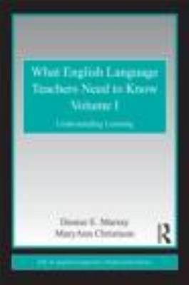 What English Language Teachers Need to Know, Vo... 0415806399 Book Cover