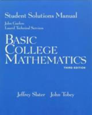 Basic College Mathematics: Student Solutions Ma... 013660515X Book Cover