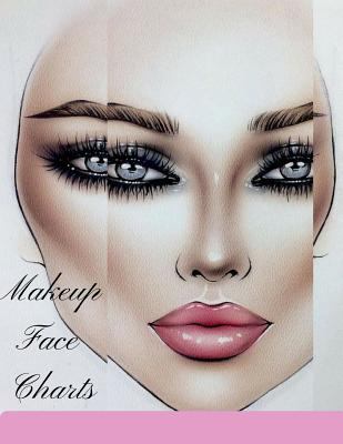 Makeup Face Charts : A Sturdy Blank Paper Practice Face Chart Accessory for Professional Makeup Artists