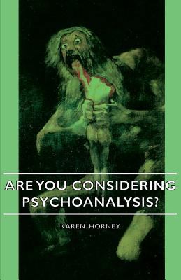 Are You Considering Psychoanalysis? 1406752525 Book Cover