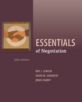 Essentials of Negotiation 0073530360 Book Cover