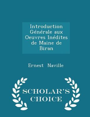 Introduction G?n?rale Aux Oeuvres In?dites de M... 1296170497 Book Cover