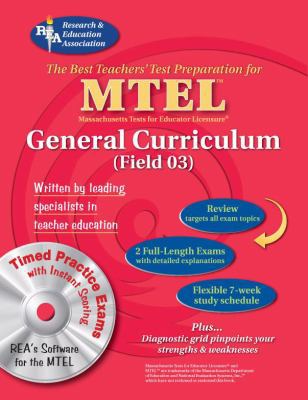 MTEL General Curriculum Field 03 [With CDROM] 073860254X Book Cover