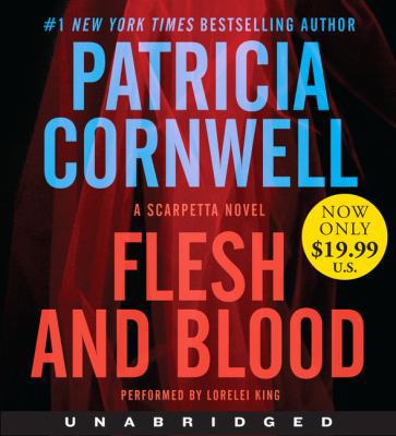 Flesh and Blood Low Price CD: A Scarpetta Novel 0062401017 Book Cover