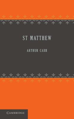 St Matthew 1107647975 Book Cover