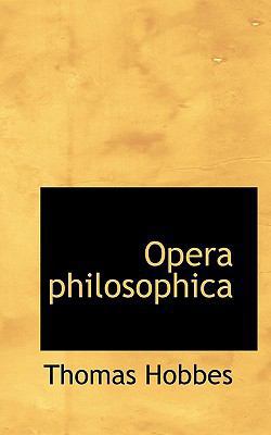 Opera Philosophica [Latin] 1117442829 Book Cover