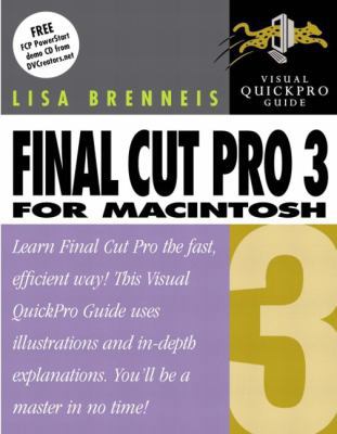 Final Cut Pro 3 for Macintosh: Visual Quickpro ... B0007DZCB2 Book Cover