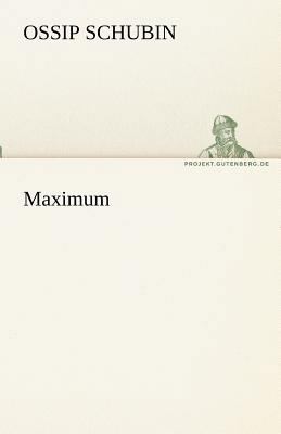 Maximum [German] 3842470827 Book Cover