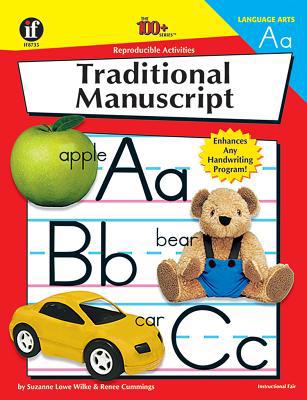 Traditional Manuscript, Grades K - 6 (The 100+ ... 0880128259 Book Cover