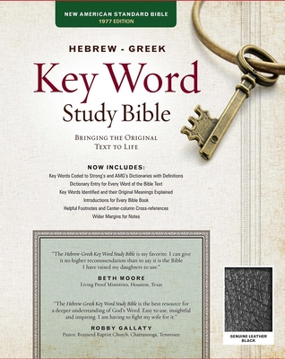Hebrew-Greek Key Word Study Bible-NASB 1617159875 Book Cover