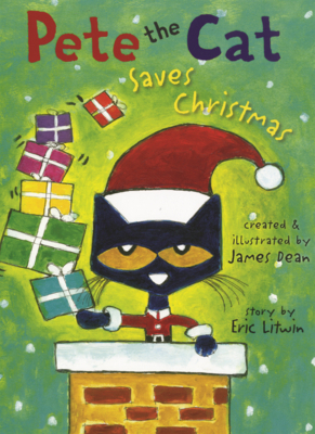 Pete the Cat Saves Christmas B0GMZHS9J6 Book Cover
