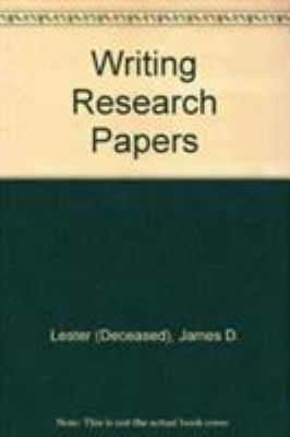 Writing Research Papers 0201536625 Book Cover