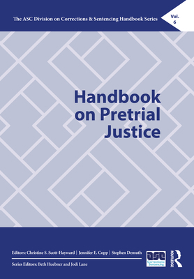 Handbook on Pretrial Justice 0367712180 Book Cover
