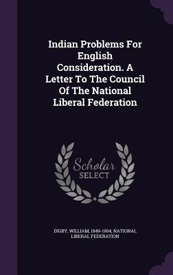 Indian Problems For English Consideration. A Le... 1348222085 Book Cover