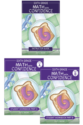 Sixth Grade Math with Confidence Complete Bundle 1944481958 Book Cover