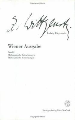 Wiener Ausgabe: Band 2: Philosophische Betracht... [German] 3211825029 Book Cover