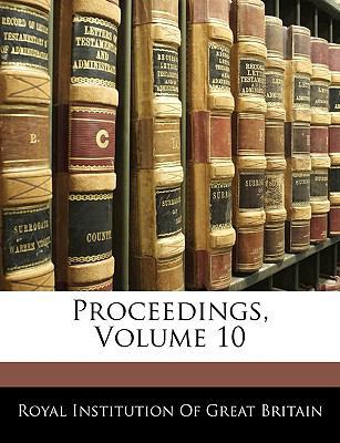Proceedings, Volume 10 1145377890 Book Cover