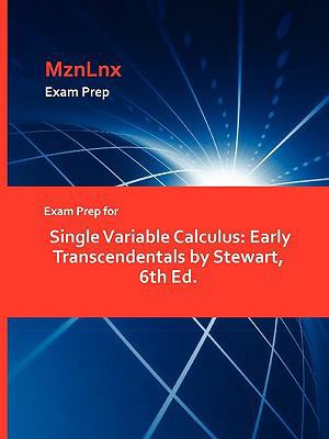 Exam Prep for Single Variable Calculus: Early T... 1428873554 Book Cover