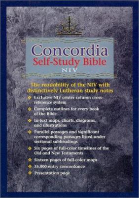 Concordia Self-Study Bible-NIV 0570005132 Book Cover