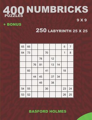 400 NUMBRICKS puzzles 9 x 9 + BONUS 250 LABYRIN... 1727327780 Book Cover