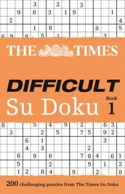 The Times Difficult Su Doku 0007232527 Book Cover