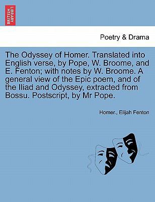 The Odyssey of Homer. Translated Into English V... 1241235465 Book Cover