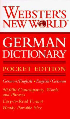Webster's New World German Dictionary 0028614100 Book Cover