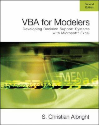 VBA for Modelers: Developing Decision Support S... 0495106836 Book Cover