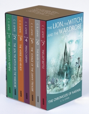 The Chronicles of Narnia Rack Paperback 7-Book ... B00BG7MHHK Book Cover