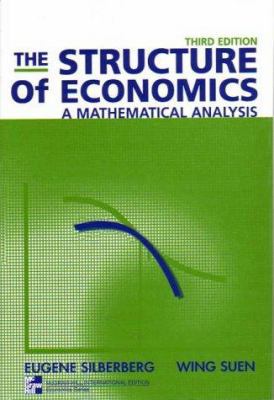 The Structure of Economics: A Mathematical Anal... 0071181369 Book Cover