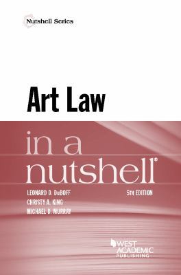 Art Law in a Nutshell 163459925X Book Cover