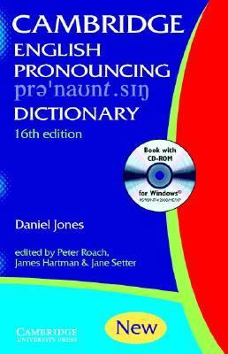 English Pronouncing Dictionary [With CDROM] 0521017130 Book Cover