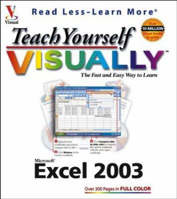 Teach Yourself VISUALLY Excel 2003 (Visual Read... 0764539965 Book Cover