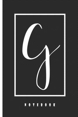 Paperback G | Monogram Initial Notebook: Lined Notebook / Journal Gift, 110 Pages, 6x9, Soft Cover, Matte Finish Book